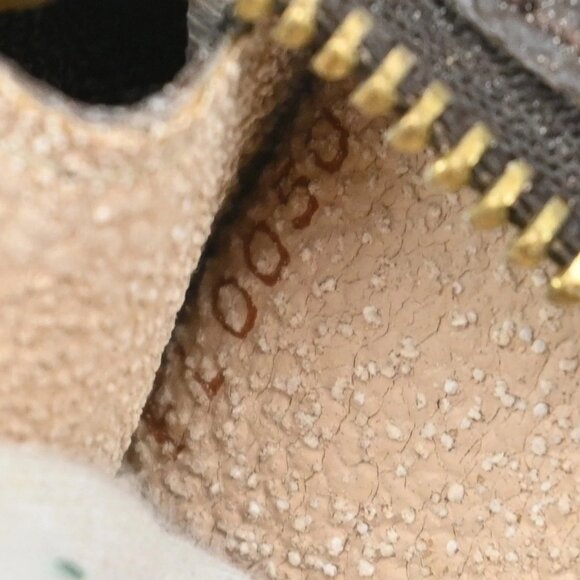 LOUIS VUITTON LV Logo Bucket GM Pouch Bag Monogram Leather Brown Gold - Picture 11 of 13